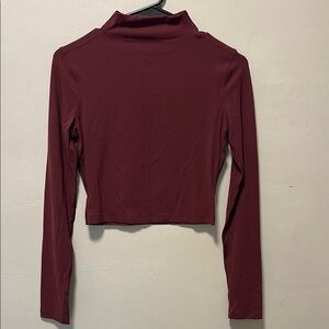 Elegant Burgundy Women's Top
